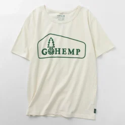 GOHEMP T-Shirts^/ Box Logo Basic Short Sleeve T-Shirt