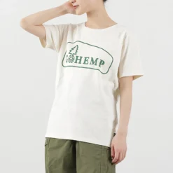 GOHEMP T-Shirts^/ Box Logo Basic Short Sleeve T-Shirt
