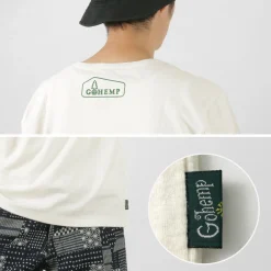 GOHEMP T-Shirts^/ Box Logo Basic Short Sleeve T-Shirt