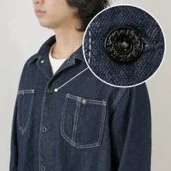 GOHEMP Jackets^/ Coverall Jacket navy