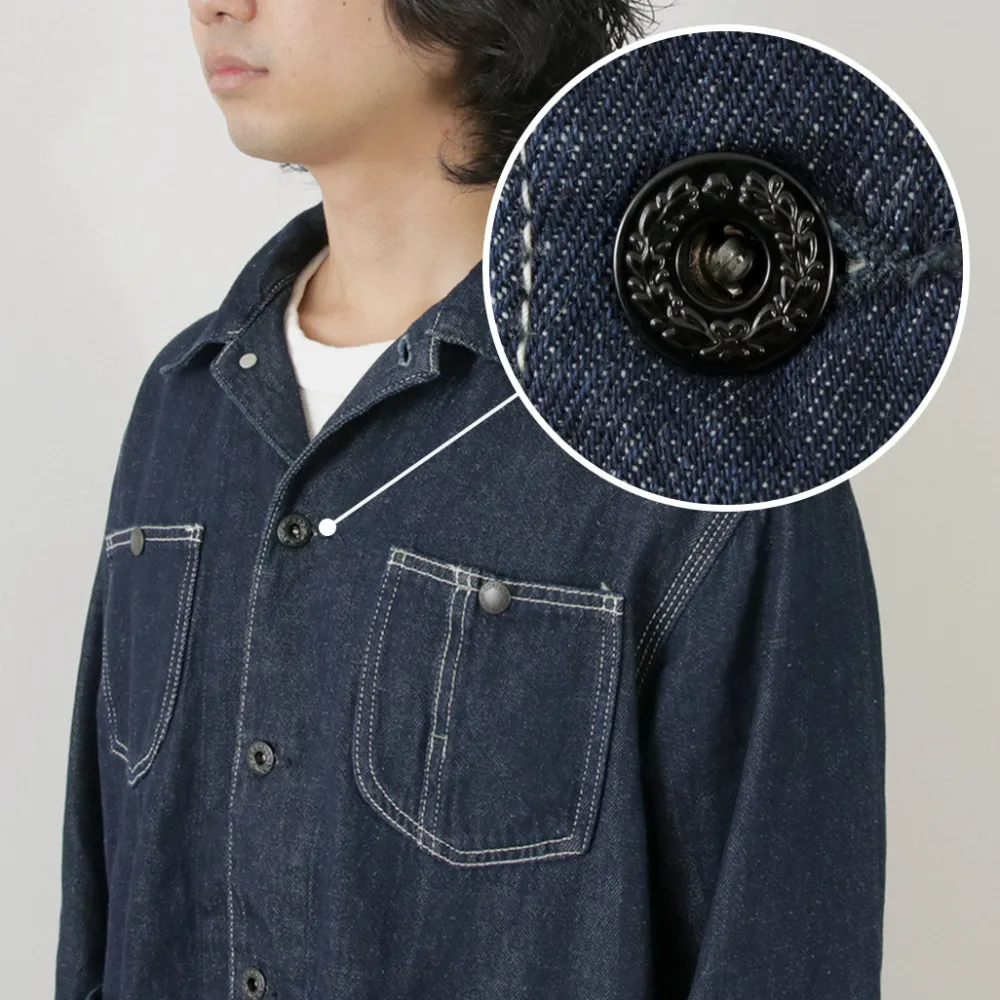 GOHEMP Jackets^/ Coverall Jacket navy