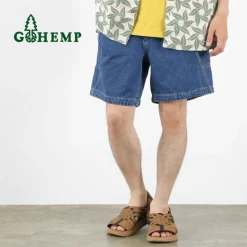 GOHEMP Shorts^/ Explorer Hybrid Shorts denim