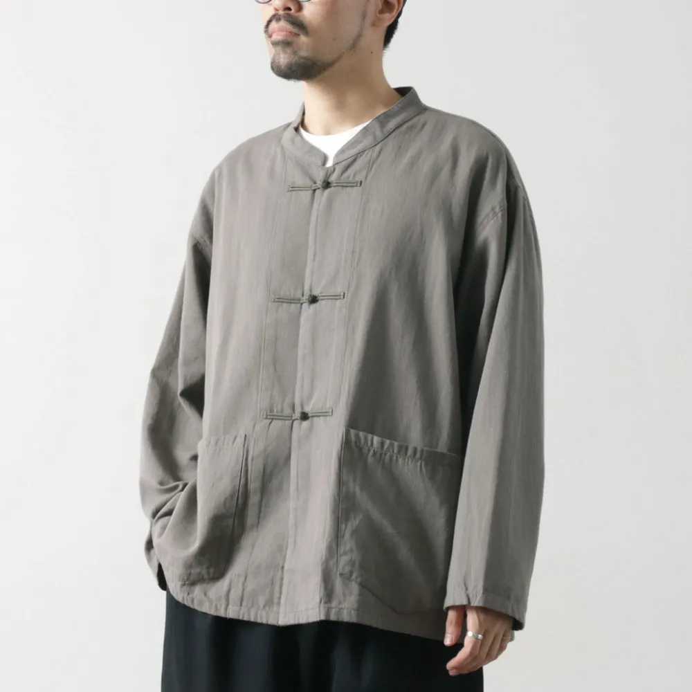 GOHEMP Shirts^/ Goku wide long-sleeved shirt