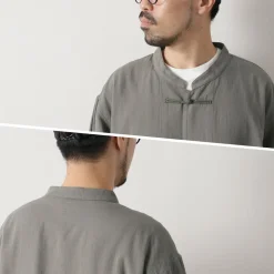GOHEMP Shirts^/ Goku wide long-sleeved shirt