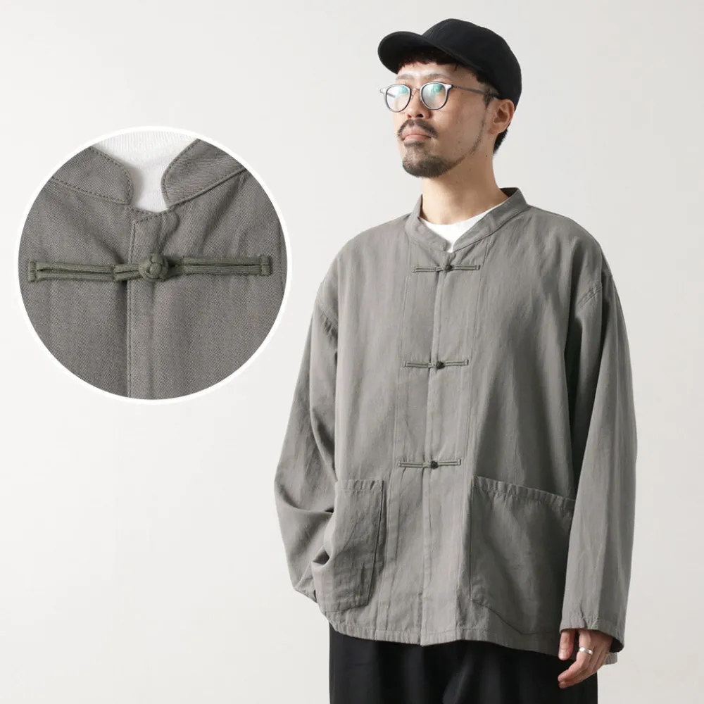 GOHEMP Shirts^/ Goku wide long-sleeved shirt
