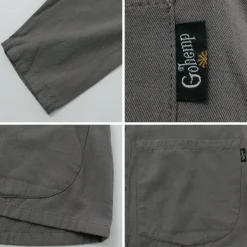 GOHEMP Shirts^/ Goku wide long-sleeved shirt