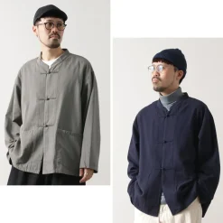 GOHEMP Shirts^/ Goku wide long-sleeved shirt