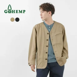 GOHEMP Jackets^/ Green Lodge Jacket Hemp Cotton Recycled Polyester Cloth