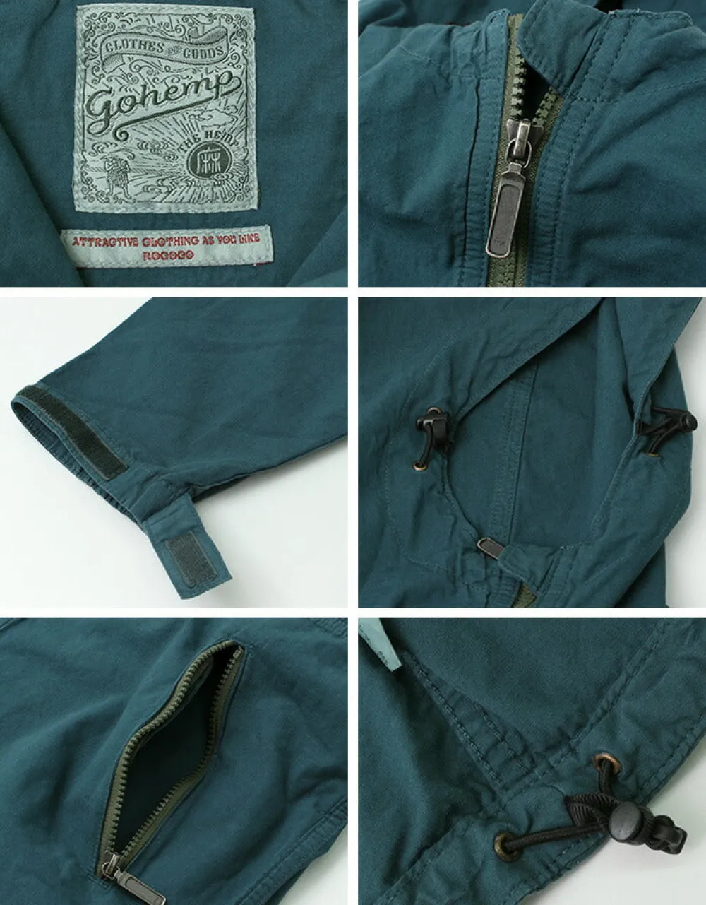 GOHEMP Jackets^/ Hemp Jam Parka