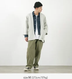 GOHEMP Cardigans^/ Hemp Sweatshirt Haori Cardigan