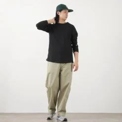 GOHEMP T-Shirts^/ Hemp Waffle BASIC Raglan Crew