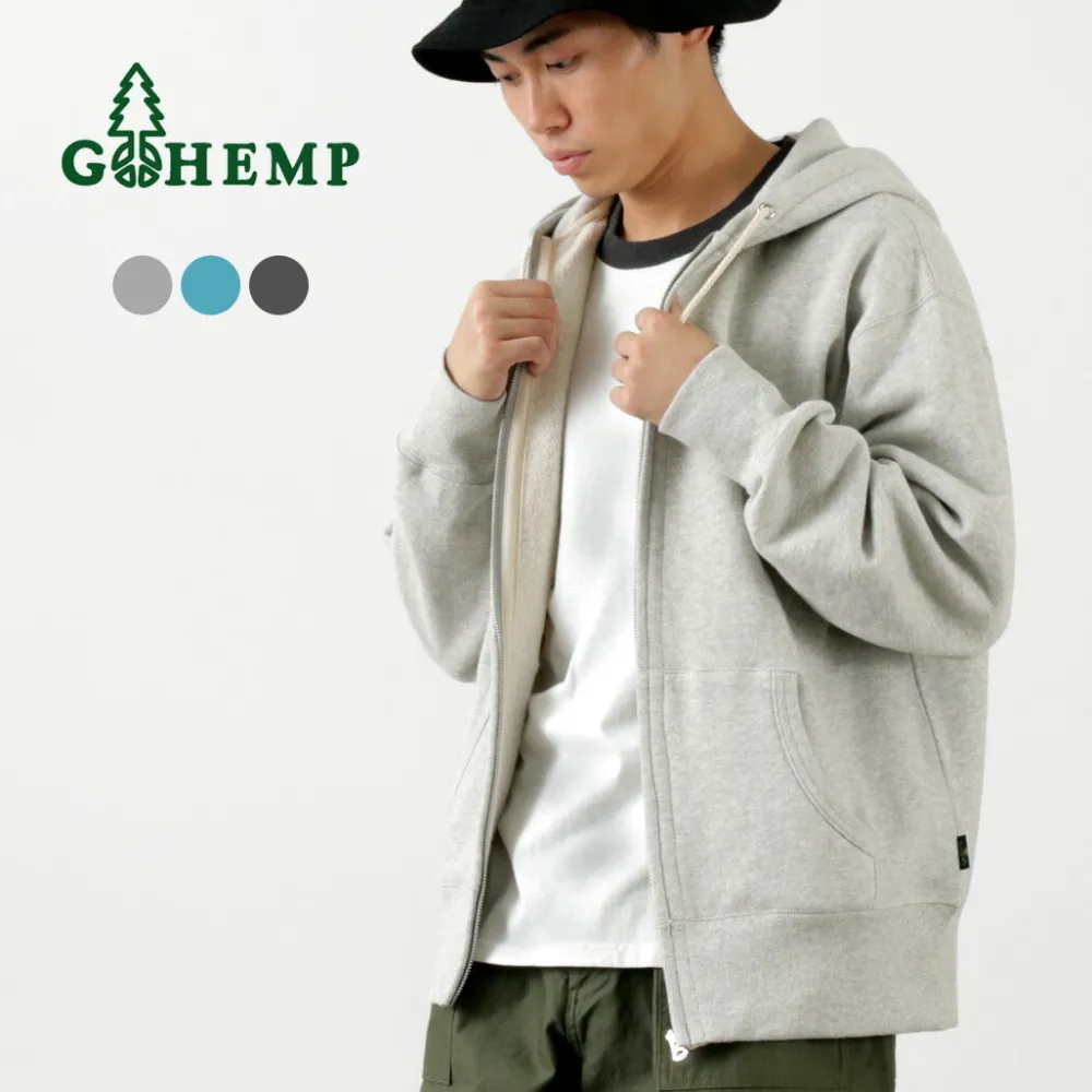 GOHEMP Sweatshirts^/ Hemp Zip-Up Hoodie