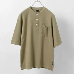GOHEMP T-Shirts^/ Henley PK Short Sleeve Shirt