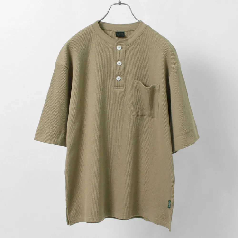 GOHEMP T-Shirts^/ Henley PK Short Sleeve Shirt