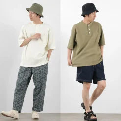 GOHEMP T-Shirts^/ Henley PK Short Sleeve Shirt
