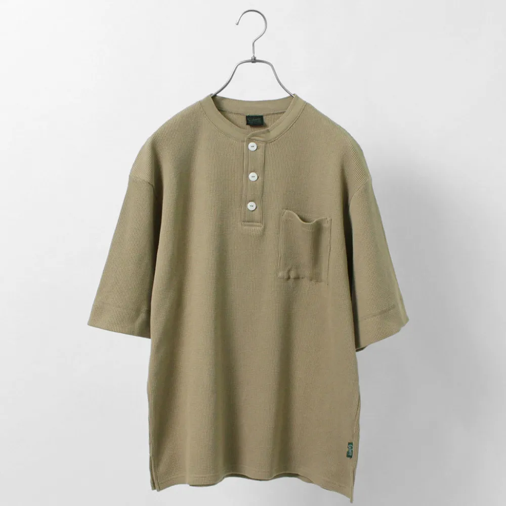 GOHEMP T-Shirts^/ Henley PK Short Sleeve Shirt