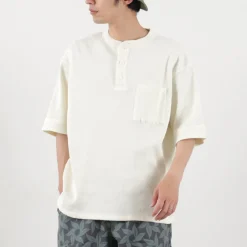 GOHEMP T-Shirts^/ Henley PK Short Sleeve Shirt