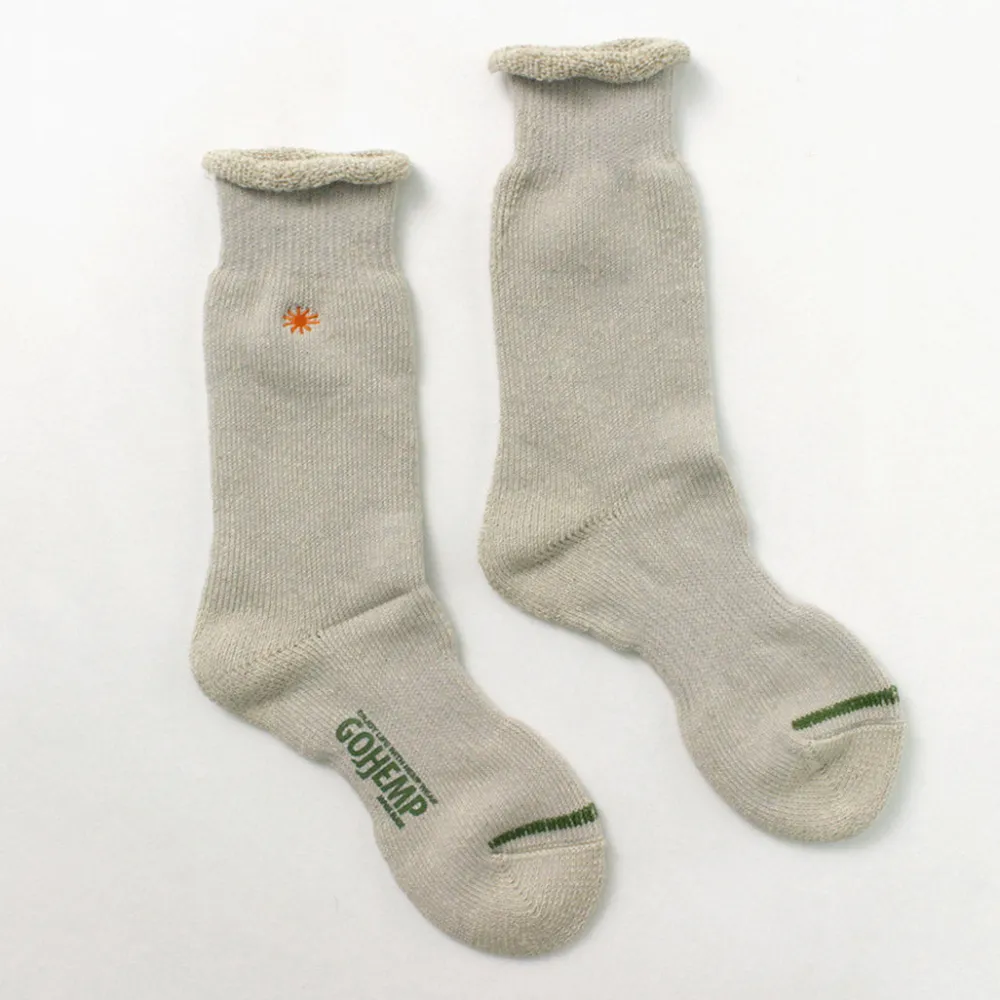 GOHEMP Socks^/ Low Gauge Pile Crew Socks