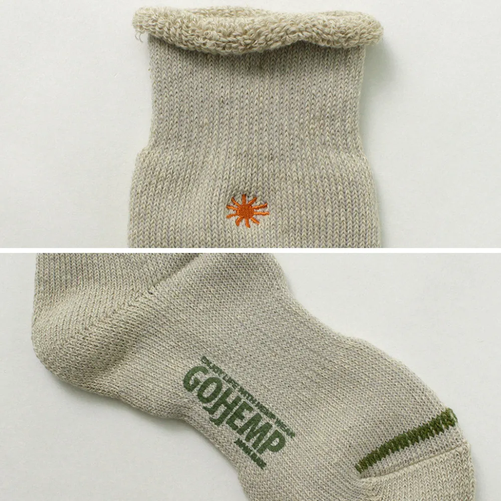 GOHEMP Socks^/ Low Gauge Pile Crew Socks