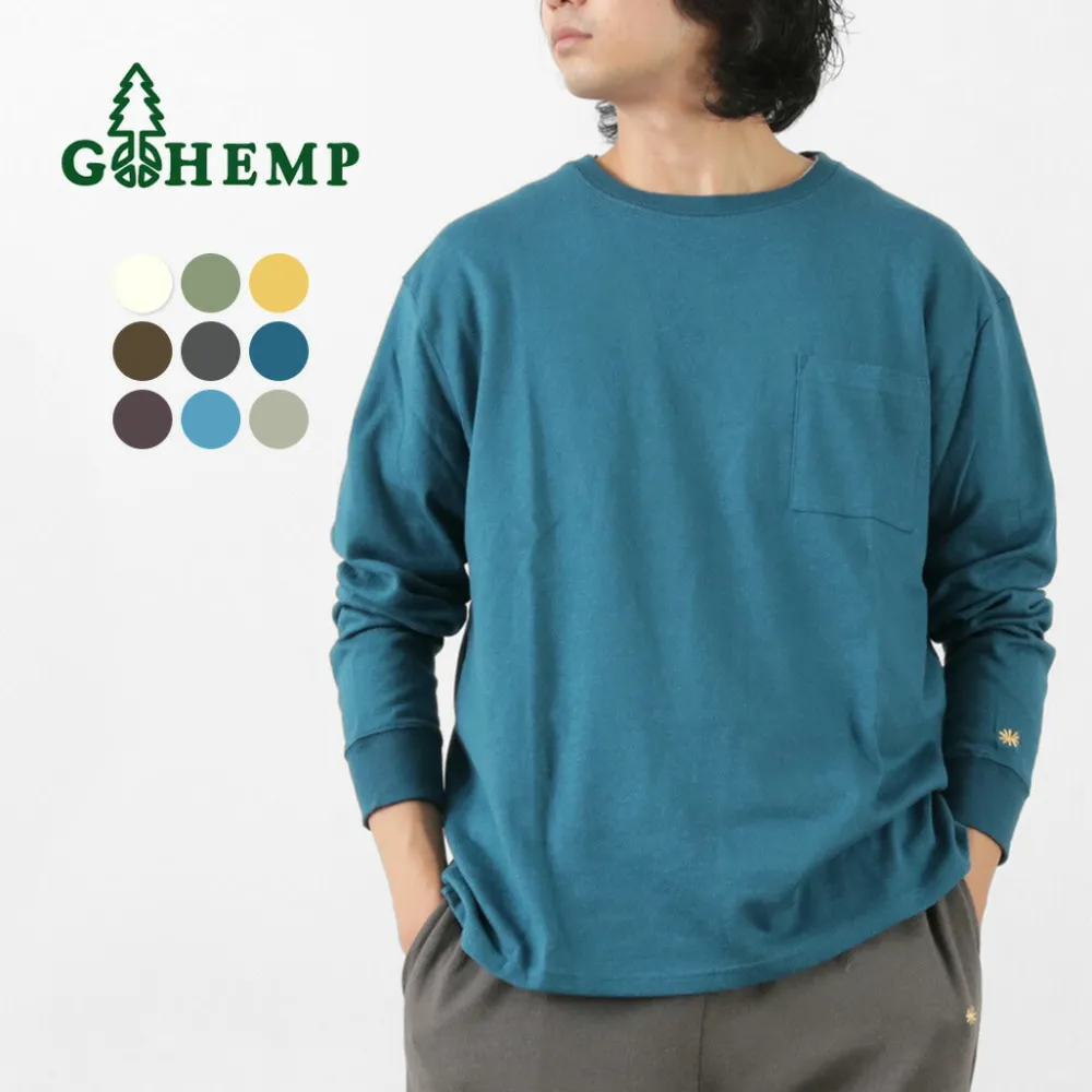 GOHEMP T-Shirts^/ Low Pocket T-Shirt
