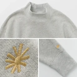 GOHEMP Sweatshirts^/ Mock Neck Sweatshirt