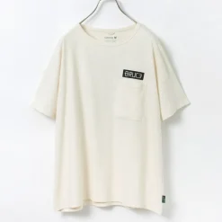 GOHEMP T-Shirts^/ NC Mono Tone Wide Poket Tee
