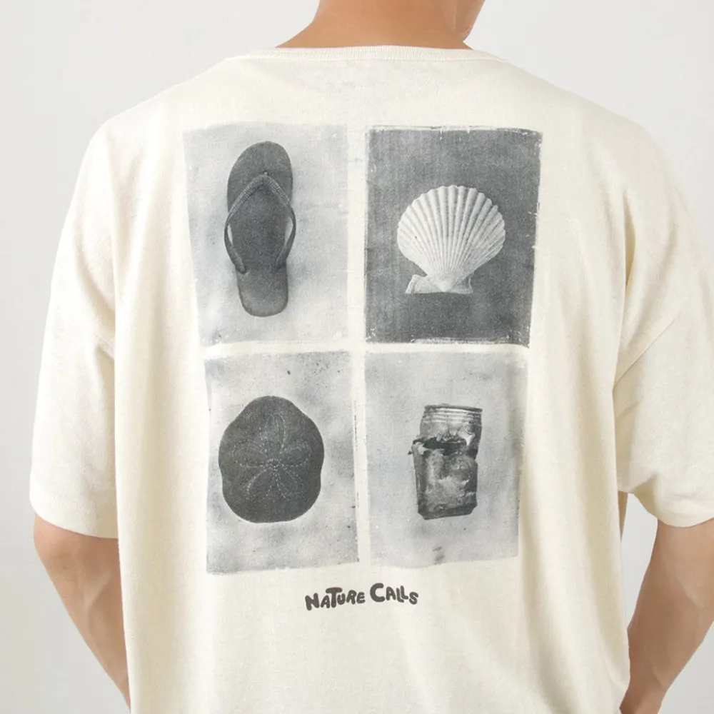GOHEMP T-Shirts^/ NC Mono Tone Wide Poket Tee