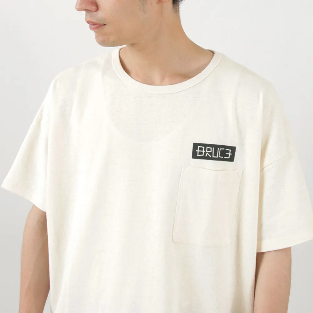 GOHEMP T-Shirts^/ NC Mono Tone Wide Poket Tee