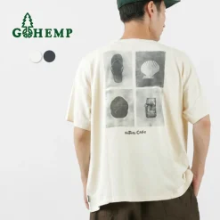 GOHEMP T-Shirts^/ NC Mono Tone Wide Poket Tee