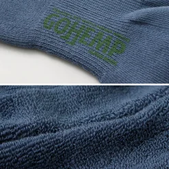 GOHEMP Socks^/ Panel Pile Ankle Socks