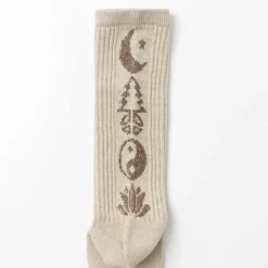 GOHEMP Socks^/ Patterned Pile Crew Socks