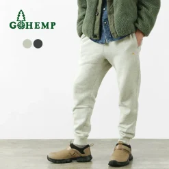 GOHEMP Trousers^/ Slim Rib Hemp Sweatpants