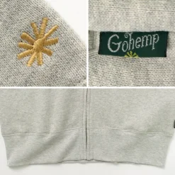 GOHEMP Sweatshirts^/ Stand Up Zip Sweatshirt