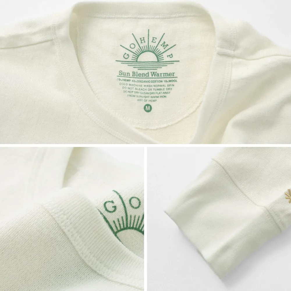 GOHEMP T-Shirts^/ Sunblend Warmer Basic Long Sleeve T-Shirt