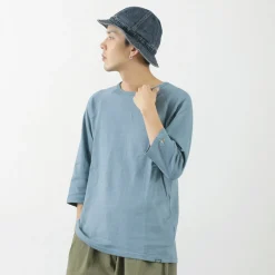 GOHEMP T-Shirts^/ Sunblend warmer Baseball sleeve crew t-shirt