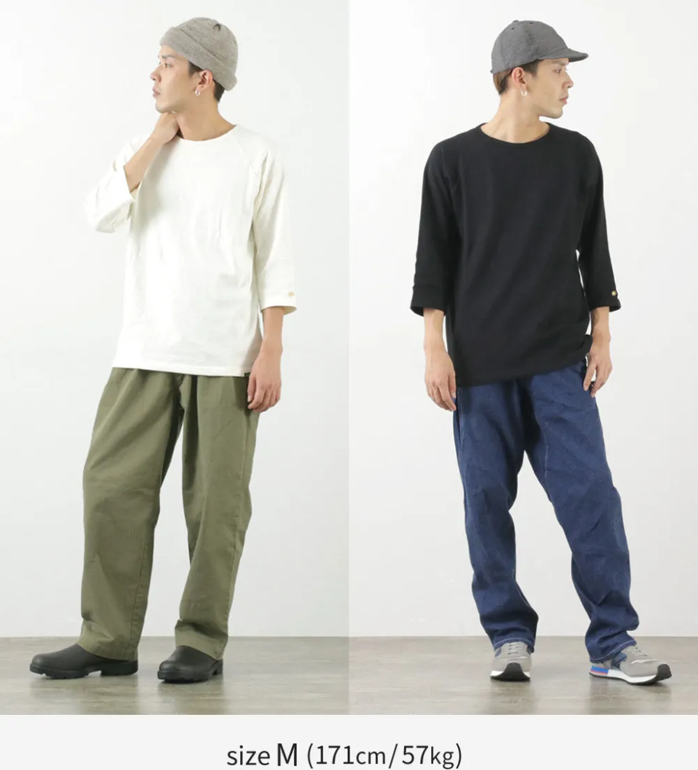 GOHEMP T-Shirts^/ Sunblend warmer Baseball sleeve crew t-shirt