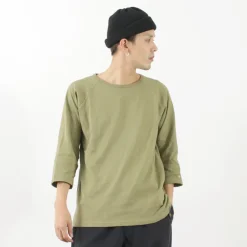 GOHEMP T-Shirts^/ Sunblend warmer Baseball sleeve crew t-shirt