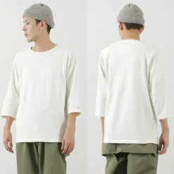 GOHEMP T-Shirts^/ Sunblend warmer Baseball sleeve crew t-shirt