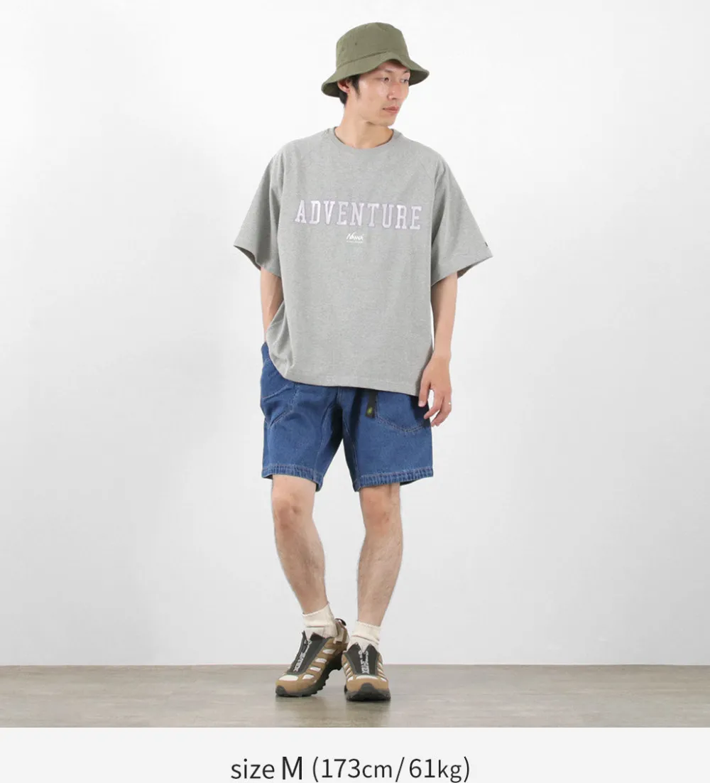 GOHEMP Shorts^/ Traveler Easy Shorts Used Wash lightblue