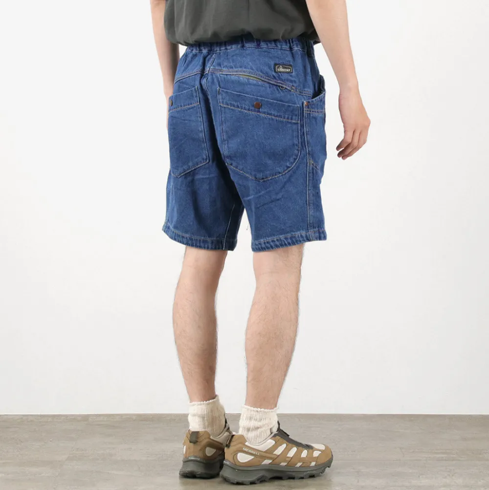 GOHEMP Shorts^/ Traveler Easy Shorts Used Wash lightblue