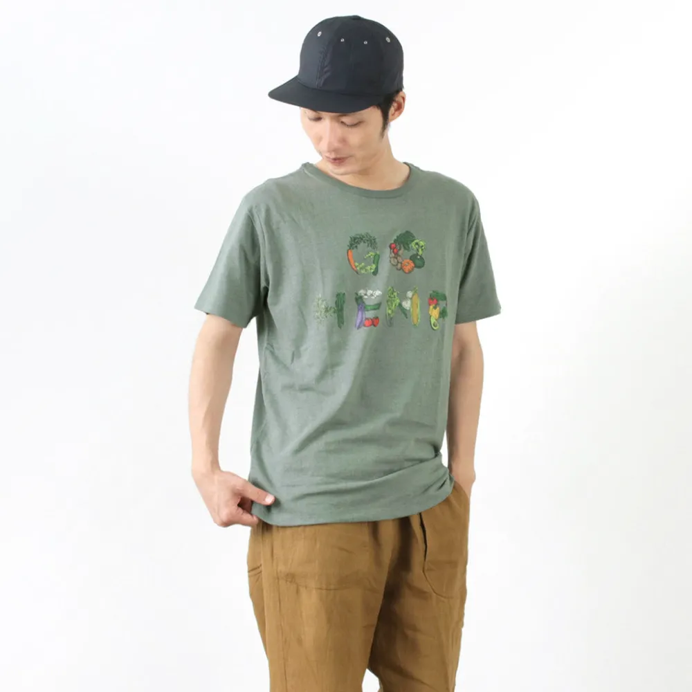 GOHEMP T-Shirts^/ VEGE & HERB LOGO BASIC S/SL TEE