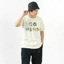 GOHEMP T-Shirts^/ VEGE & HERB LOGO BASIC S/SL TEE