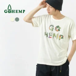 GOHEMP T-Shirts^/ VEGE & HERB LOGO BASIC S/SL TEE