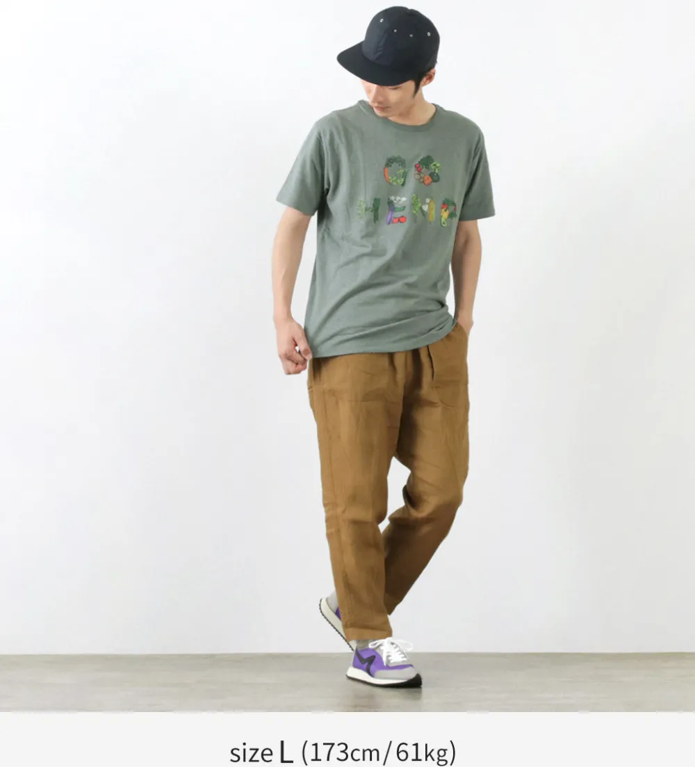 GOHEMP T-Shirts^/ VEGE & HERB LOGO BASIC S/SL TEE