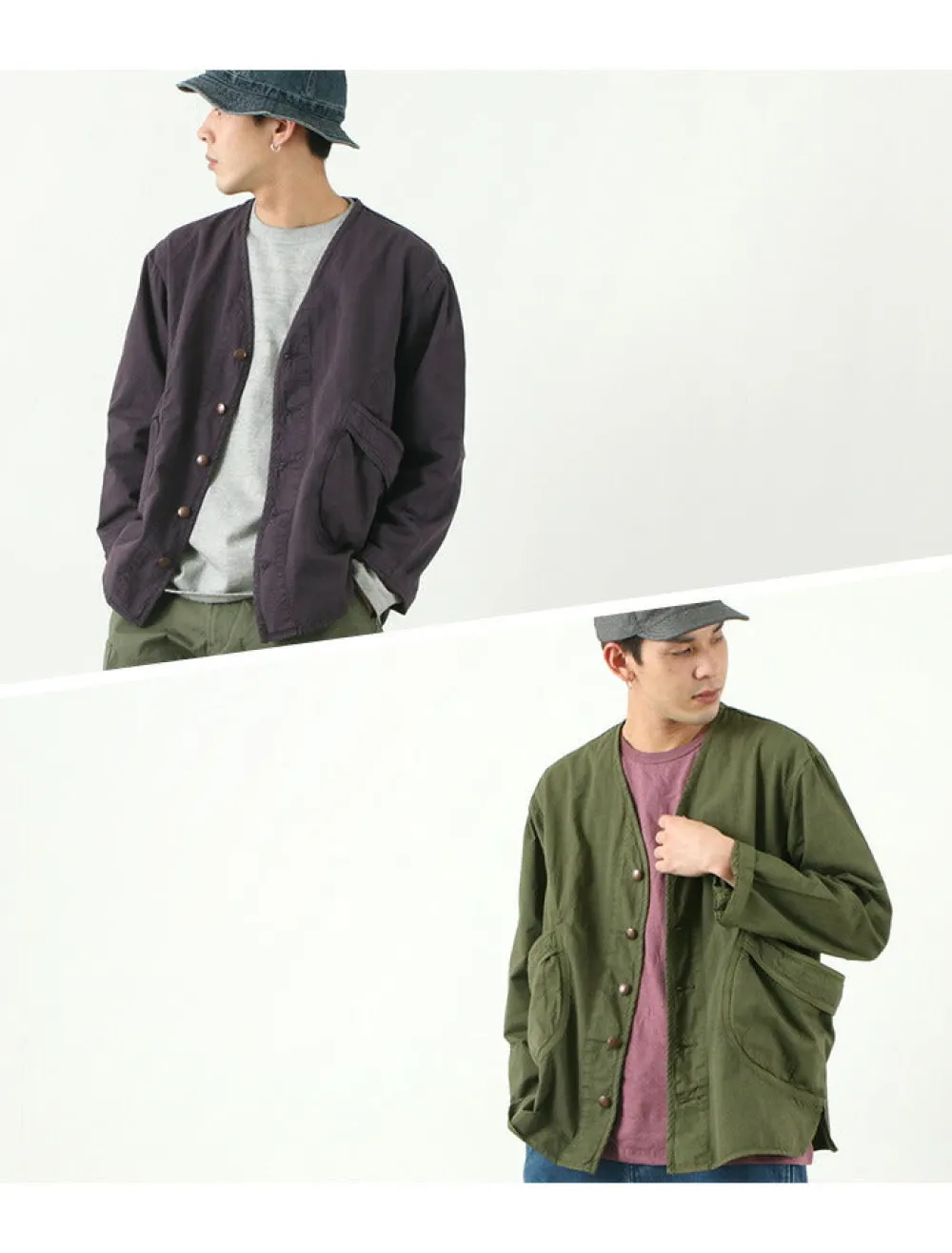 GOHEMP Jackets^/ Vendor no collar jacket