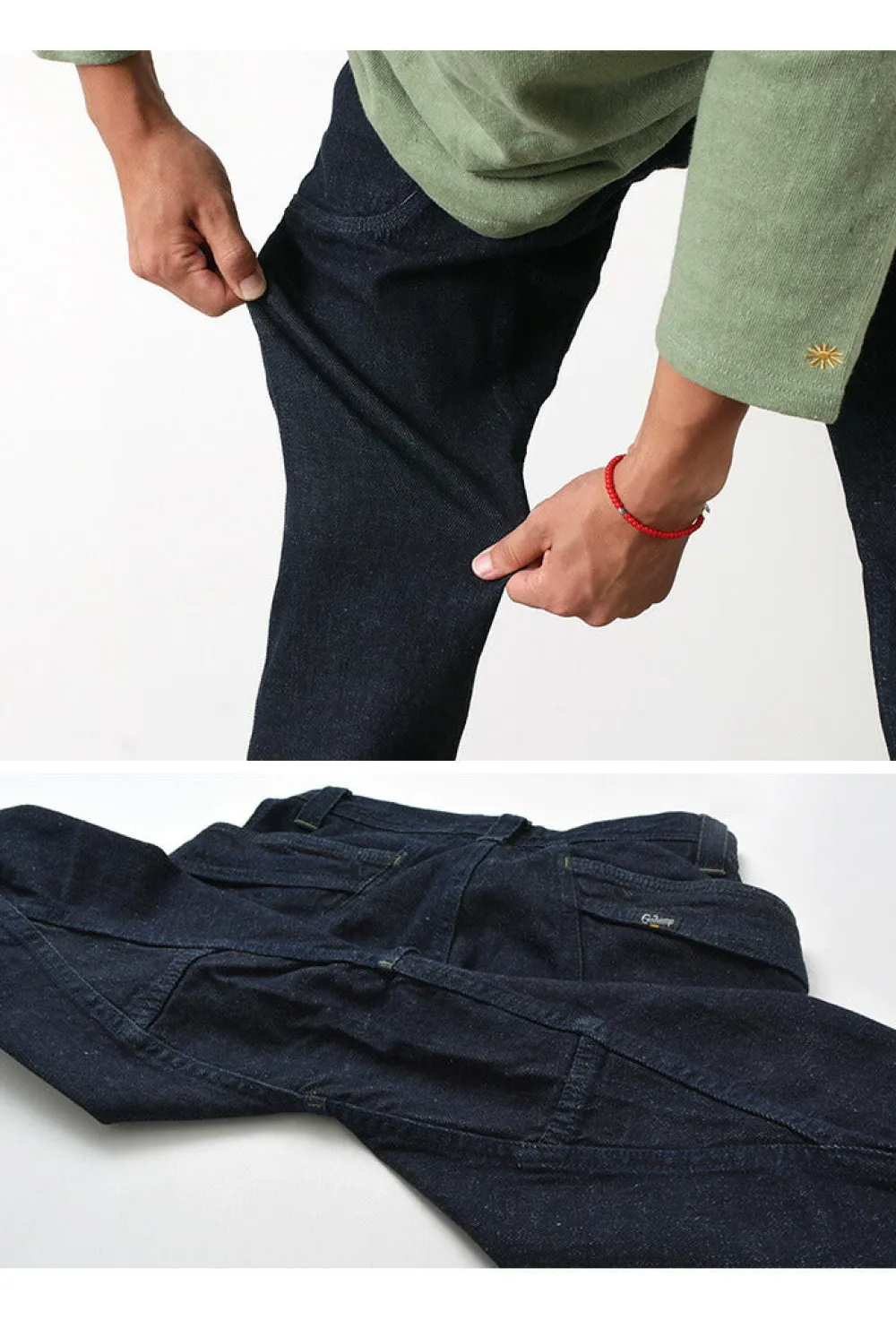 GOHEMP Jeans^/ Vendor Tapered Slim Pants one-wash
