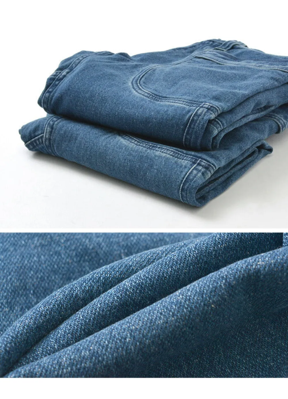 GOHEMP Jeans^/ Vendor Tapered Slim Pants / Used Wash blue