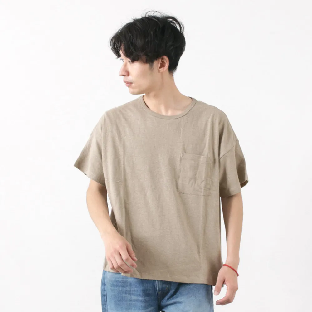 GOHEMP T-Shirts^/ Wide Pockets T-Shirt