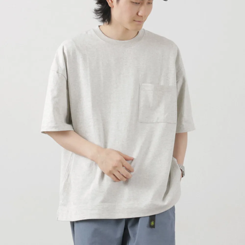GOHEMP T-Shirts^/ Wide slit T-shirt Heather