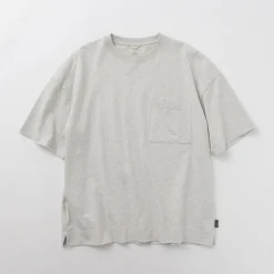 GOHEMP T-Shirts^/ Wide slit T-shirt Heather